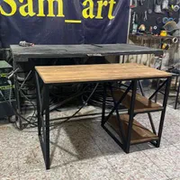 میز تحریر چوب و فلز