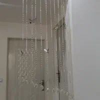 پرده کریستال خوش نما|پرده، رانر، رومیزی|مشکیندشت, |دیوار