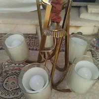 یک عددلوستر5شاخه ای همراه بالامپ