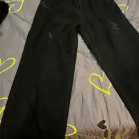 شلوار نیم بگ  سایز ۴۲ تا۴۶ مشکی|لباس|اصفهان, برازنده|دیوار