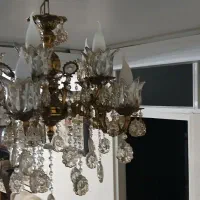 لوستر برنجی|لوستر و چراغ آویز|اراک, |دیوار