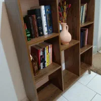 قفسه کتاب و میز تلویزیون دیواری