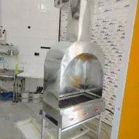 منقل یک متری کبابی با هود کانال