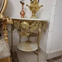 میز گرد برنز و میوه خوری برنز