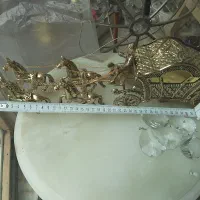 کالسکه 4اسب برنزی