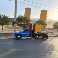 خدمات جرثقیل خاور ۳تن نیسان کفی دکل بلند (جهت کار)|خدمات حمل و نقل|شیراز, شهرک مطهری|دیوار