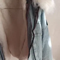 کت جین و خز اصل ترکیه|لباس|خوی, |دیوار