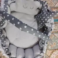 تشک بازی به همراه پتو و کوسن