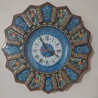 ساعت دیواری میناکاری خورشیدی سایز بزرگ
