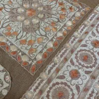 کار دست صدف دوزی و سنگ دوزی شده|پرده، رانر، رومیزی|نور, |دیوار