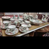 چینی مرغی قدیمی 50سال پیش|کلکسیون اشیاء عتیقه|اصفهان, سعادت‌آباد|دیوار