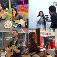 سوپرایز تولد در هتل رستوران ساحل  منزل و محل کار