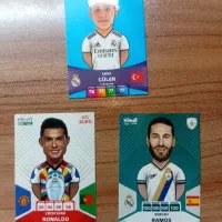 کارت فوتبالی از بازیکنان رئال مادرید