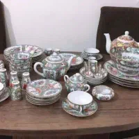 سرویس چینی گل مرغی اصل