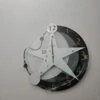 ساعت دیواری فانتزی فلزی برند لوتوس|ساعت دیواری و تزئینی|حمیدیا, |دیوار