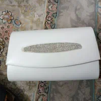 کیف سفید عروس