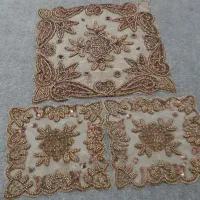 رومیزی عسلی دست دوز