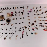 گل رز|گل مصنوعی|فردوس (خراسان), |دیوار