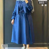ست کت و سارفون لی کاغذی شسته شده سایز بزرگ