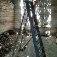 نردبام آهنی دو طرفه ۷ پله