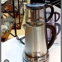 چای ساز برقی چایساز برقی استیل پیرکس گرم کن دار