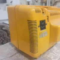 تلوزیون قدیمی زرد|کلکسیون اشیاء عتیقه|شوشتر, |دیوار