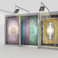 فرش ماشینی/از کارخانه تا خانه، بی‌واسطه و با تخفیف|فرش|شیراز, لاله|دیوار