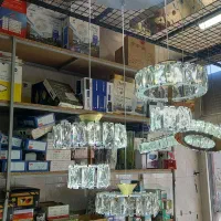 لوستر کریستالی سایز ۳۰-۲۰-۱۵|لوستر و چراغ آویز|تبریز, |دیوار