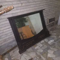 میز با اینه با میز کناری تمام چوب