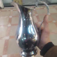 پارچ برنج بزرگ قدیمی وکاملا سالم ویک قوری هندی