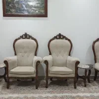 مبل کلاسیک ۹نفره|مبلمان خانگی و میز عسلی|اسلام‌شهر, شهرک طالقانی|دیوار