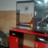 ساعت دیواری ۶ عددصندلی و سروشورترولی کمددکوری سالم
