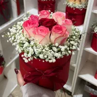 باکس گل طبیعی رز هلندی‌ ممتاز ۳۴۹ تومن/شوک قیمت