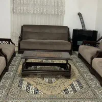 مبل ۹ نفره با میز وسط و عسلی