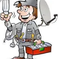 نصب انواع آنتن.برقکاری.لوستر.تلوزیون.TV