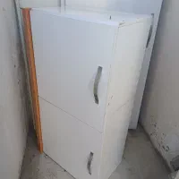 یک عدد کابینت mdf دو در با جک های نو و سالم