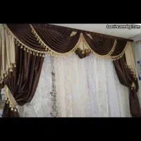 یالان و شال پرده سلطنتی دورنگ نو نو