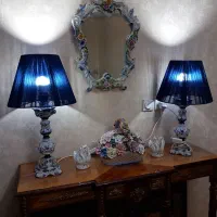 ایینه ابا ژور چینی قدیمی