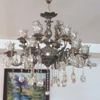 لوستربرنز ۱۲ شاخه|لوستر و چراغ آویز|قم, آزادگان|دیوار