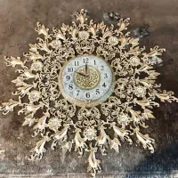 ساعت دیواری تمام برنج با ضمانت نامه