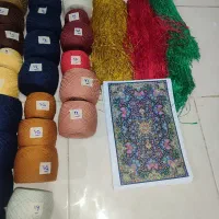 نقشه و دارقالی ومصالح بافت قالی دستباف|فرش|قم, نیروگاه|دیوار