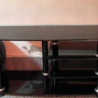 میز تلویزیون شیشه ای