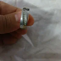 حلقه استیل نگین دار مردانه