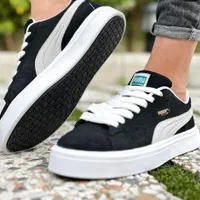 کتونی پوما لژدار مشکی سفید طوسی مردانه puma اسپرت|کیف، کفش، کمربند|تهران, تاکسیرانی|دیوار