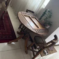 میز تخته نرد چوب راش