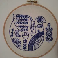 دیوارکوب گلدوزی