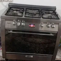 اجاق گازفردار.بدنه تمام استیل تکنوگازکاملآسالم.
