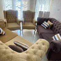 مبل چستر ۸ نفره با پارچه جاسمین خارجی|مبلمان خانگی و میز عسلی|شیراز, قدوسی شرقی|دیوار