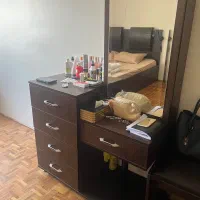 تخت خواب و میز ارایشی|تخت و سرویس خواب|تهران, اکباتان|دیوار
