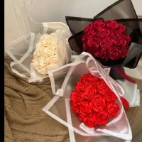 گل رز روبانی|گل مصنوعی|خاروانا, |دیوار